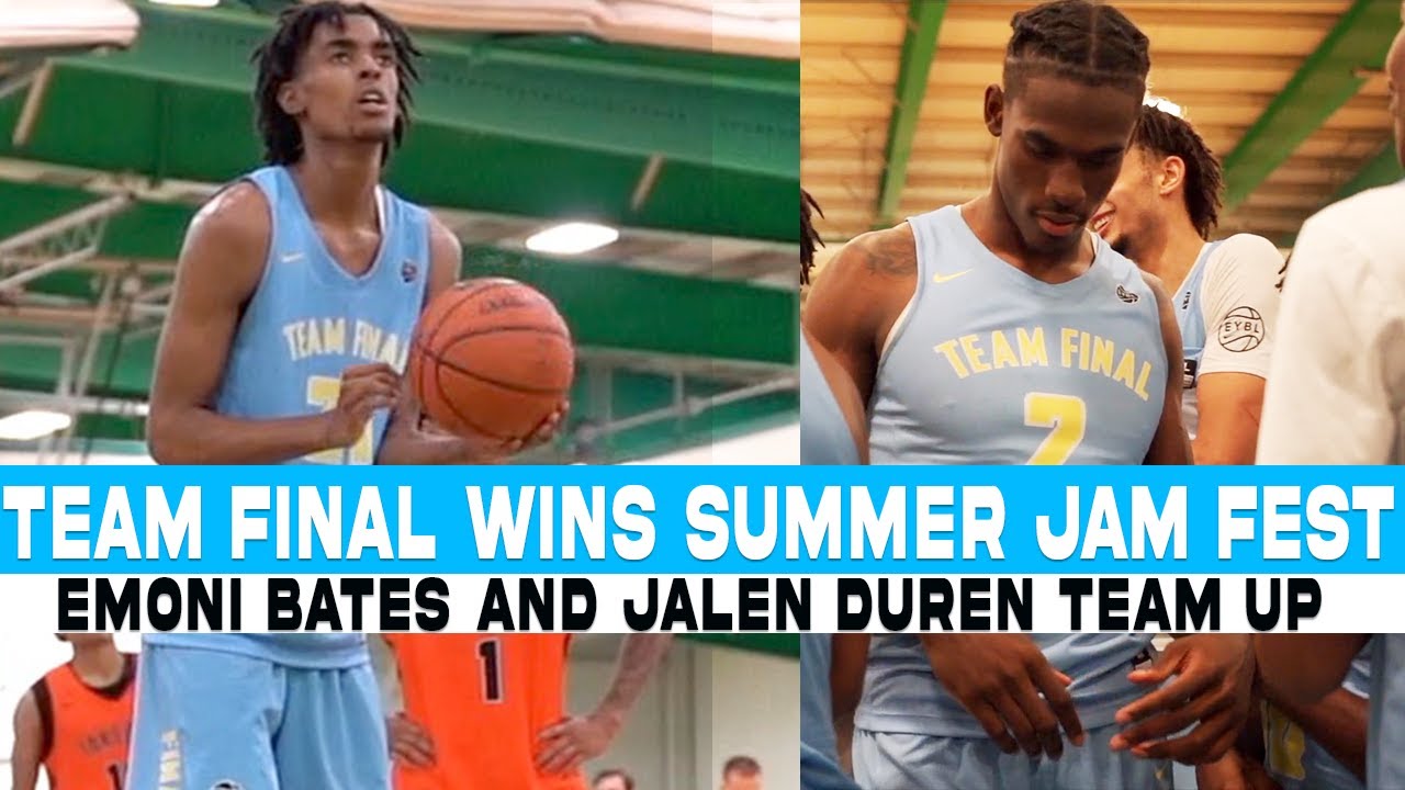 Emoni Bates and Jalen Duren Lead Team Final in Championship Win at Summer Jam Fest! 🏆
