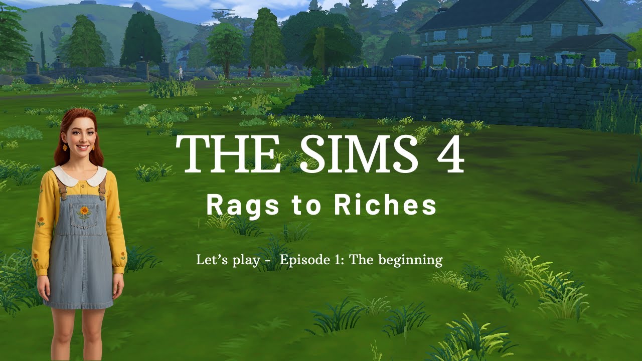 The Sims 4 Let's Play: Rags to Riches Cottagecore ep. 1 