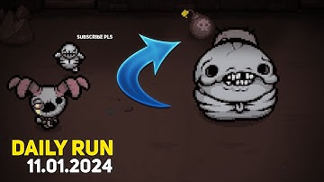 Not great, not terrible - The Binding of Isaac Daily Run (11th of January, 2024)