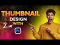 Thumbnail Design in Photoshop in 2 Minutes ⚡ (Beginner Friendly Tutorial).
