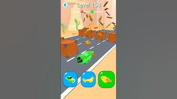 Shape-shifting Funny Race All Level Gameplay Walkthrough Master Level #158 BeamNG.drive #Shorts