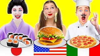 FOOD FROM DIFFERENT COUNTRIES CHALLENGE | Prank Wars by Multi DO