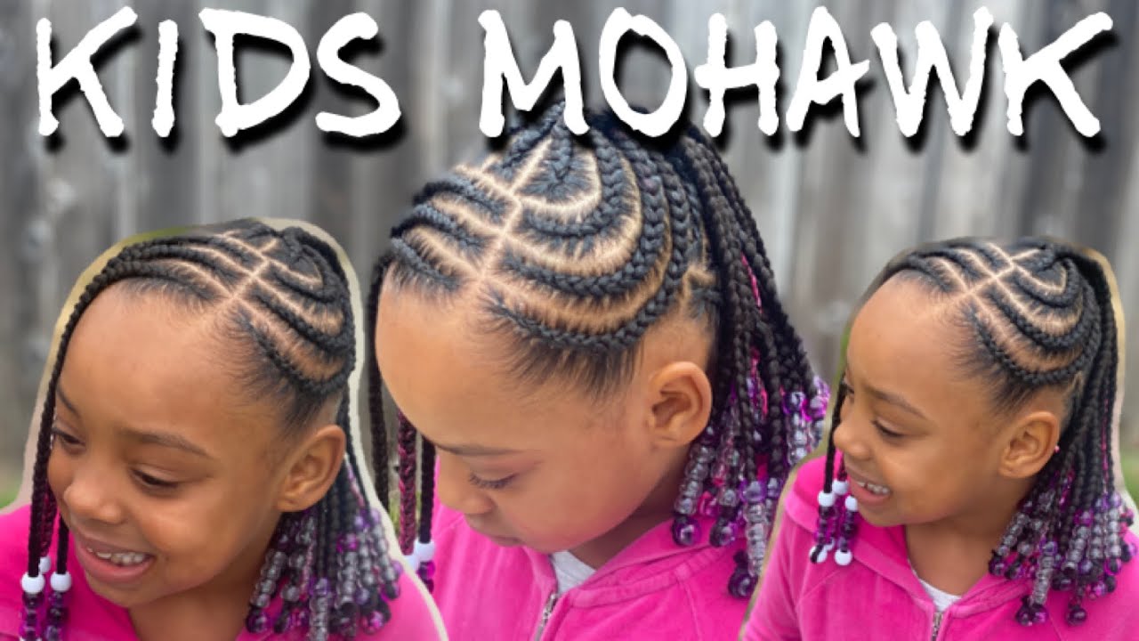 Simple Kids Braided Mohawk - YouTube