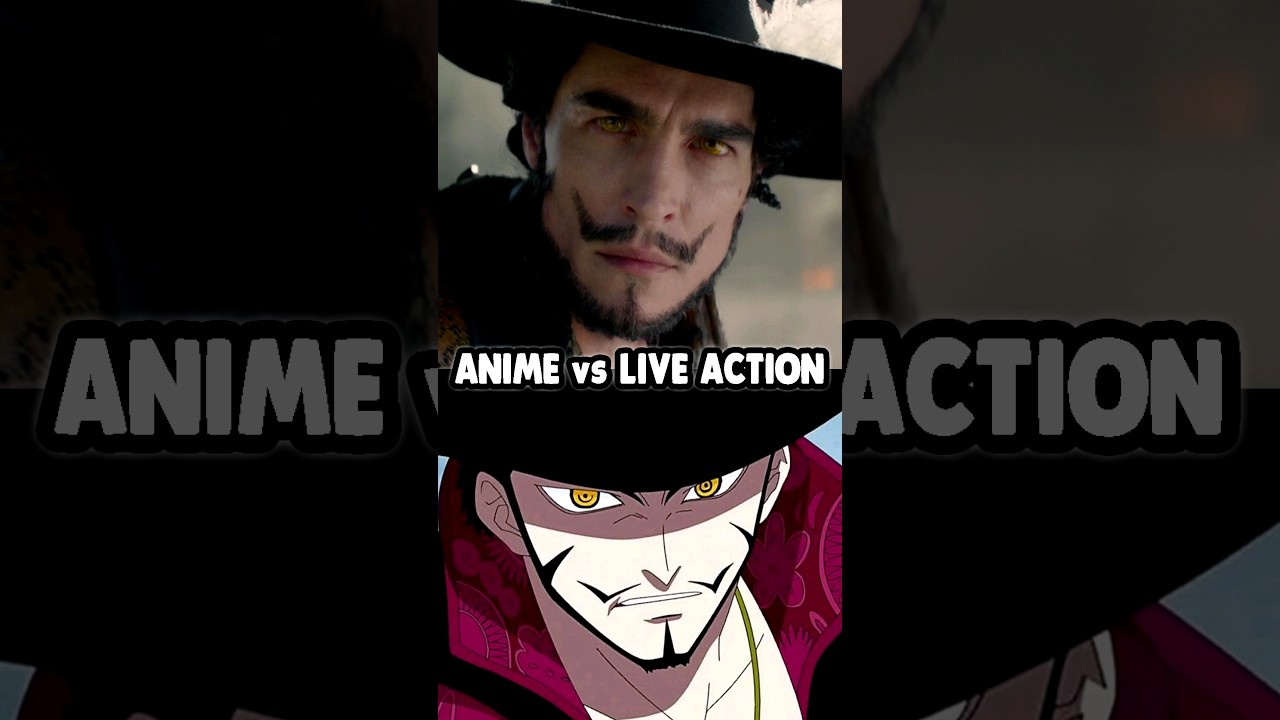 A S H U R A愛 - Mihawk in Anime vs. Live Action #onepiece