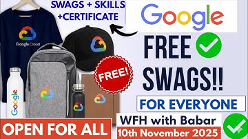 Google 5 Days Free Program 😍 | Get Free Swags | Ai Skills | Get Certificate | WFH Opportunity