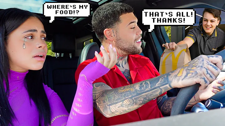 Ignoring My PREGNANT WIFEY'S Drive Thru Order! *She Cries*