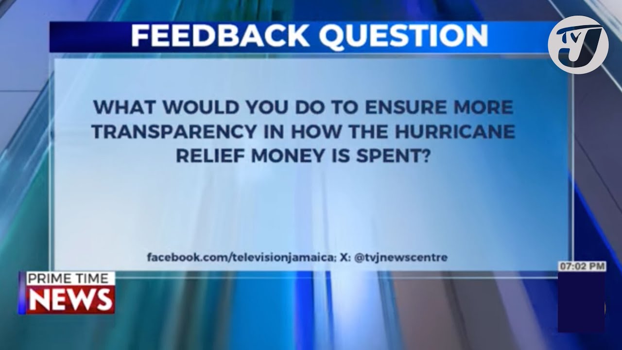 Feedback Question #tvjnews #tvjprimetimenews