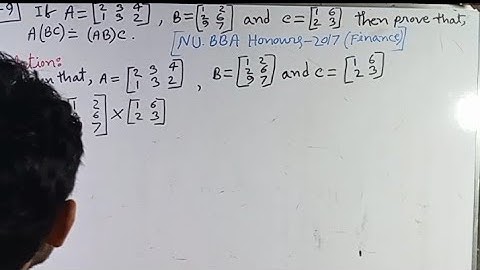 Lecture-9, Matrices & Determinants,Higher Math/ Business math, HSC/BBA Honours /MBA Preliminary