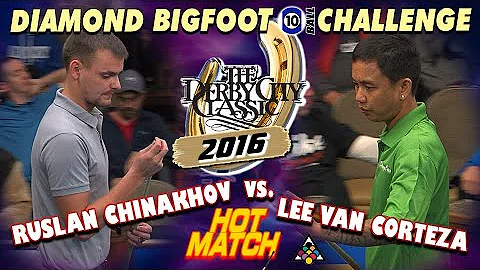 HOT MATCH! Ruslan CHINAKHOV vs. Lee Vann CORTEZA: 2016 Derby City Classic Bigfoot 10-Ball Challenge