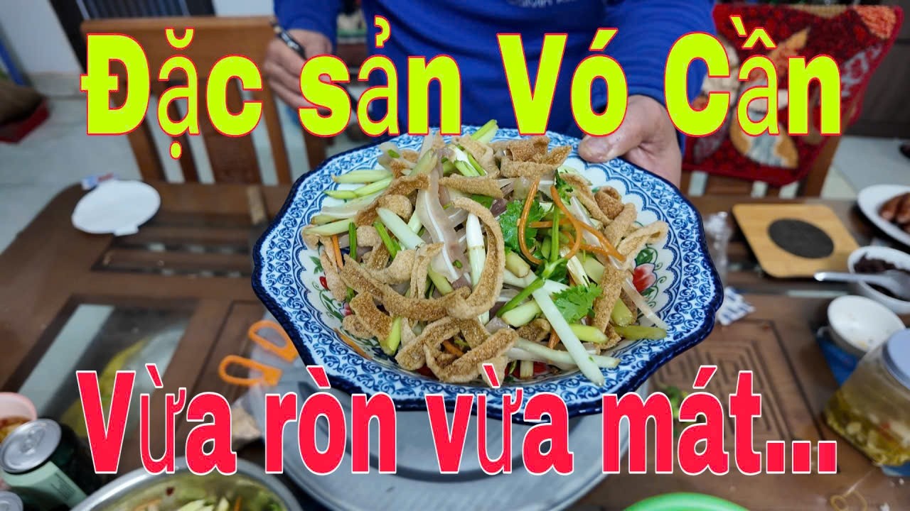 Đặc sản Vó cần đất Hương Canh món ăn ngon dễ làm DinhTheChau#amthuctaybac