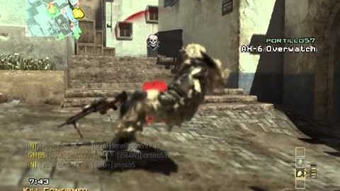 MW3 EPIC 360 hit marker + wallbang!!