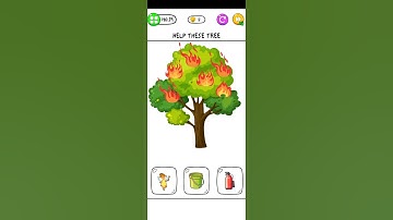 Brain Master Level 19 Help these tree - Gameplay Solution Walkthrough