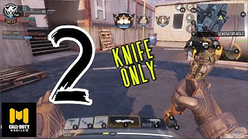 CALL OF DUTY MOBILE - KNIFE ONLY MULTIPLAYER GAMEPLAY - Android / iOS CoD Mobile