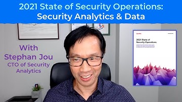Security Analytics & Data w/ Stephan Jou | 2021 State of Security Operations | Ep 1