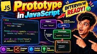 Prototype in JavaScript | What is Prototype & How Does It Work | Easy Explanation for Beginners