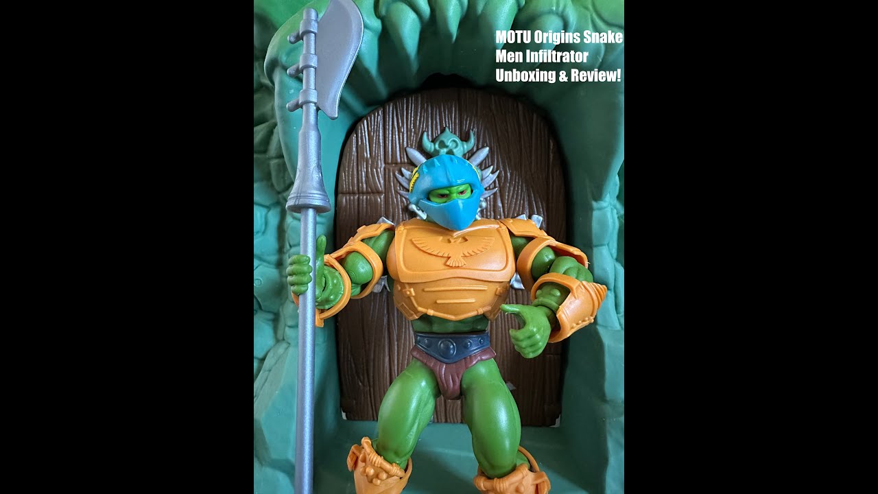 Figurine Les Maîtres De L'Univers Origins - Snake Men Infiltrator - NEUF - Europe