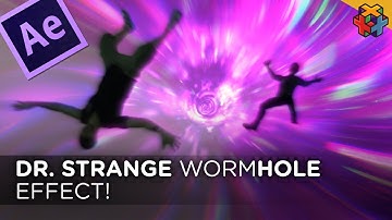 Fall Through a WORMHOLE like Dr. Strange - After Effects Tutorial