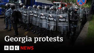 'Kremlin-Like' Law Passed In Georgia As Protests Continue | Bbc News