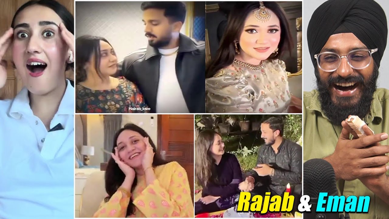 Indian Reaction to Rajab and Eman Tiktoks | Raula Pao