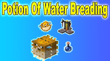 How To Make Water Breathing Potions In Minecraft 1.20 - 1.19 - 1.18 - 1.17 - 1.16