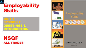 GREETING & INTRODUCTION | NSQF | CLASS IX