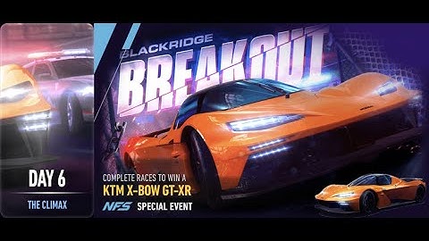 KTM X-Bow GT XR | Breakout | Need For Speed: No Limits | day 6