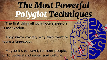 The Most Powerful Polyglot Techniques for Learning English Fast | Listening Practice (Level 2)
