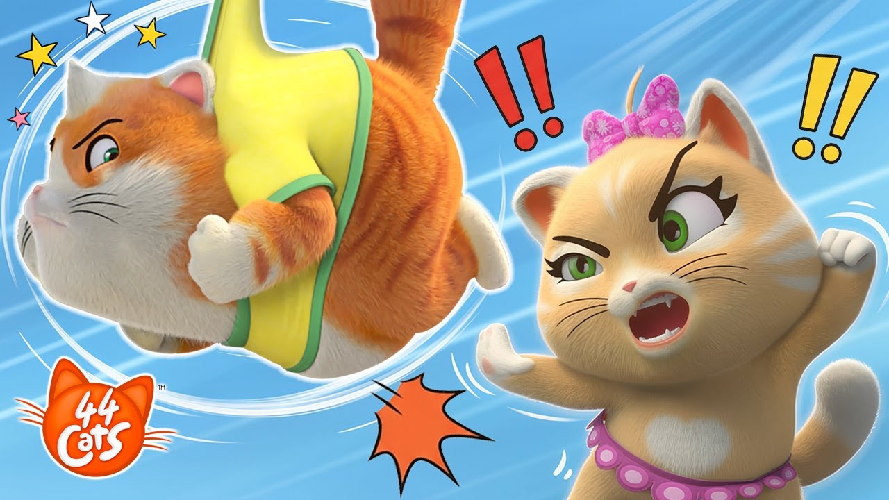 44 Kedi Bonbon Saldırısı! 🍑🐾 Ve Buffycats'in en komik meydan okumaları!