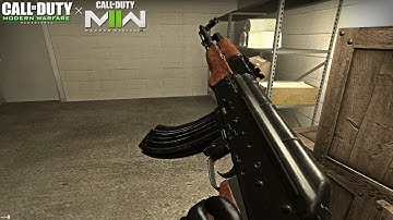 Left 4 Dead 2 AK47 AKM Modern Warfare Remastered using MWII Kastov Animation AKM Showcase Gameplay