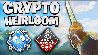 I UNLOCKED CRYPTO'S HEIRLOOM AND DROPPED 20 KILLS? | Apex Legends Season 12