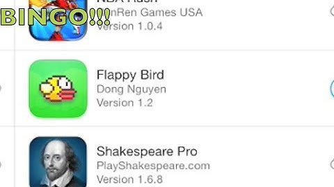 How to Re-Install Flappy Bird on iPad