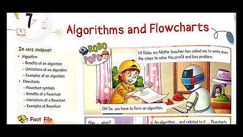 class 5 chapter 7 Algorithms and flowcharts
