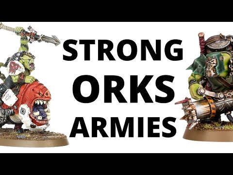 Three Strong Orks Army Lists - Ork Codex Armies for Warhammer 40K 