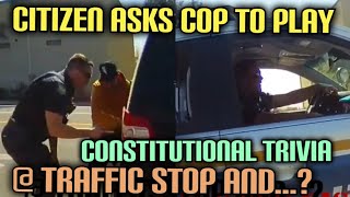Not A Video You See Everyday. Cop Asks