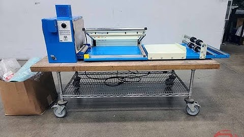2012 AIE-1818L Deluxe Superior L-Bar Sealer Shrink Wrap System w/ Heat Tunnel - 110922000748A