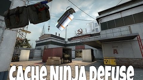 Cache ninja defuse HE LOOKED RIGHT AT ME!