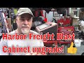 Harbor Freight blast cabinet upgrade. LED lights and new gloves.
