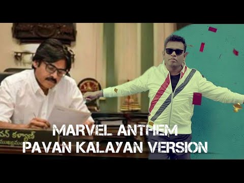 Marvel Anthem Janasana party Chief pavan Kalyan version  A R Rahman  DJ Alabani