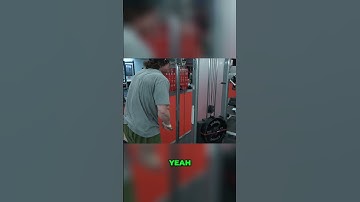 Sam Sulek doing heavy tricep pushdown #samsulek  #gym #motivation #powerlifting #armday