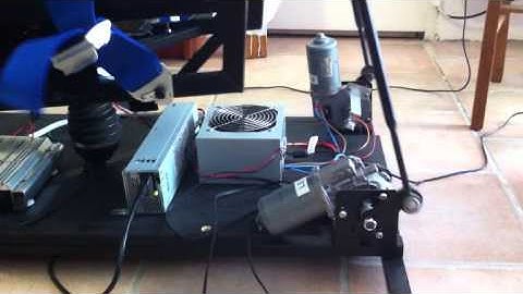 2DOF playseat with wiper motors