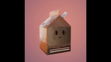 Cute Milk 3D Model