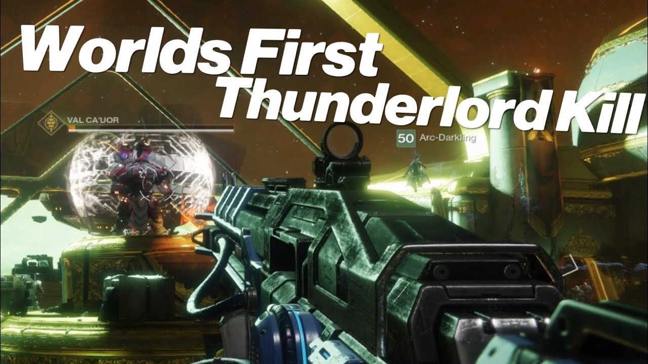 Destiny 2: Worlds First Val Ca'our Thunderlord Kill