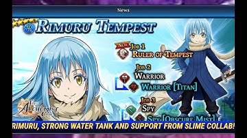 The Alchemist Code - Rimuru Tempest (Human Ver) Skill Showcase!