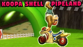 Mario Kart Wii Custom Track: Troy vs Koopa Shell Pipeland