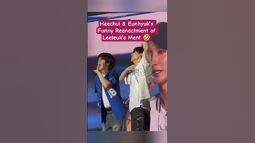 Heechul & Eunhyuk’s Funny Reenactment of Leeteuk’s Ment 🤣