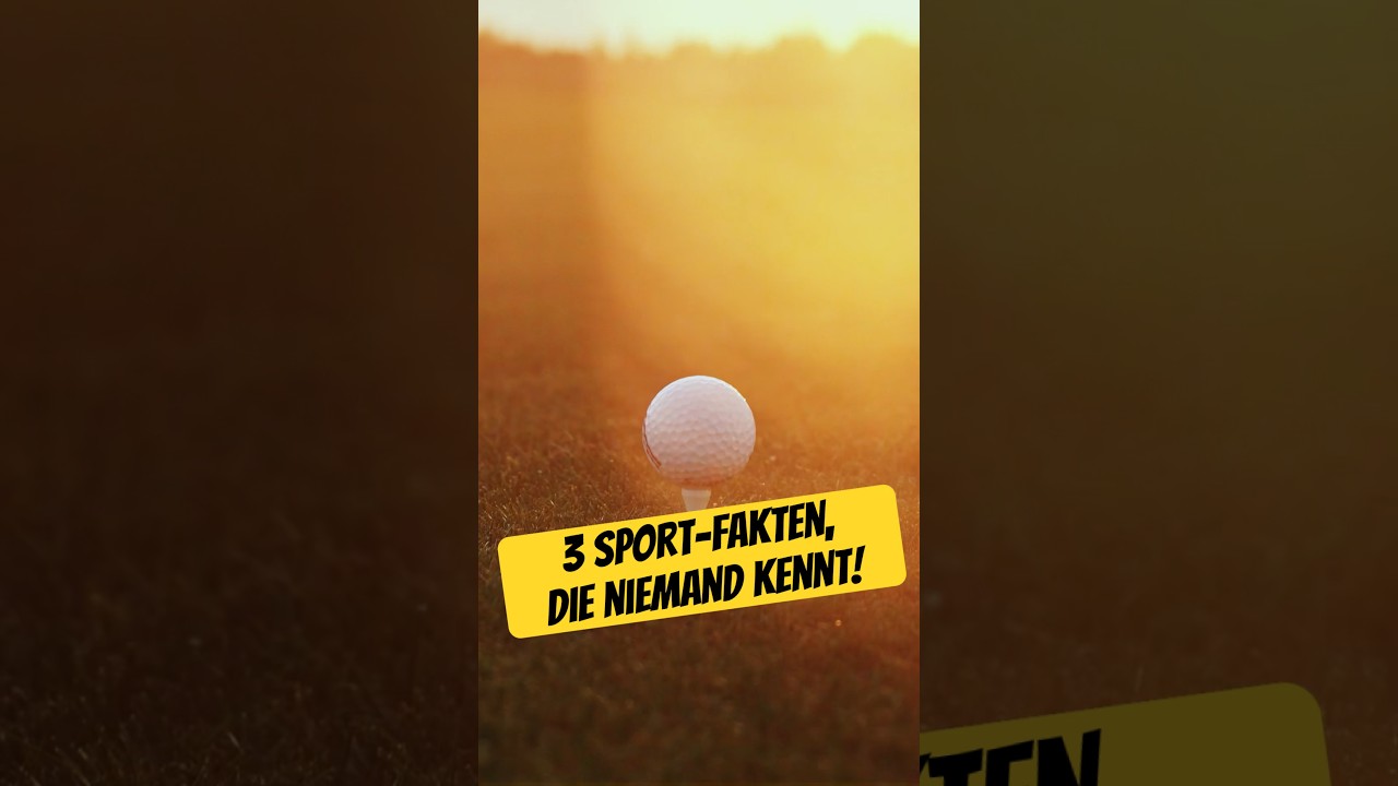 ⁣Krasse Sportfakten!🎾🏈⛳️#sport #facts #fakten #golf #football #tennis #unnützeswissen #drdubbert