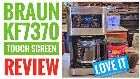 REVIEW Braun Brew Sense KF7370 Touch Screen 12 Cup Coffee Maker HOW TO MAKE COFFEE