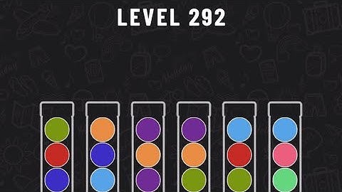 Ball Sort Puzzle Level 292 #ballsortpuzzle #ballsortpuzzlegameplay #puzzlegame #mobilegames