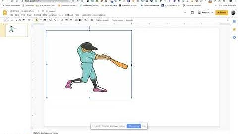 How to add a gif to your google slides and use word art