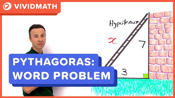 Pythagoras Theorem - Word Problem - VividMath.com